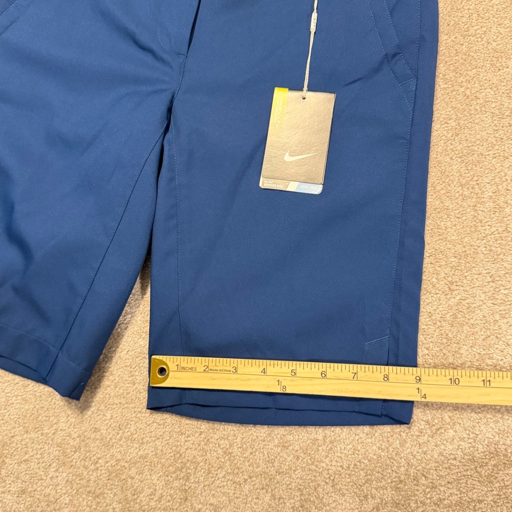 Nike Tour Performance Golf Shorts Women Size 2 Dri-FIT Blue Modern Rise NWT - Picture 5 of 9